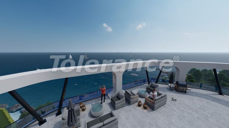 Квартира от застройщика в Аяш, Мерсин, Мерсин вид на море с бассейном: купить недвижимость в Турции - 62479