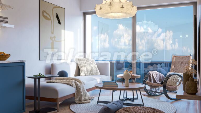 Квартира от застройщика в Аяш, Мерсин, Мерсин вид на море с бассейном: купить недвижимость в Турции - 62484