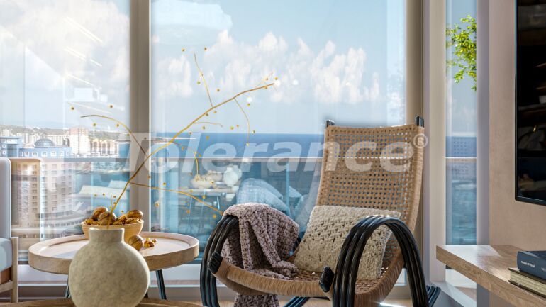 Квартира от застройщика в Аяш, Мерсин, Мерсин вид на море с бассейном: купить недвижимость в Турции - 62485