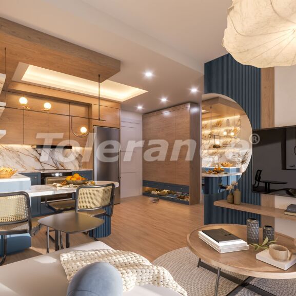 Квартира от застройщика в Аяш, Мерсин, Мерсин вид на море с бассейном: купить недвижимость в Турции - 62497