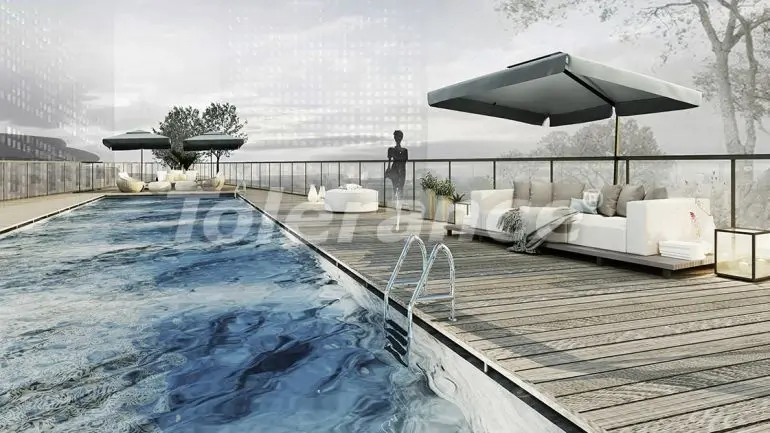 Квартира в Багджылар, Стамбул с бассейном: купить недвижимость в Турции - 23383