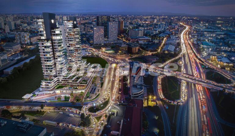 Квартира от застройщика в Багджылар, Стамбул с бассейном в рассрочку: купить недвижимость в Турции - 57668