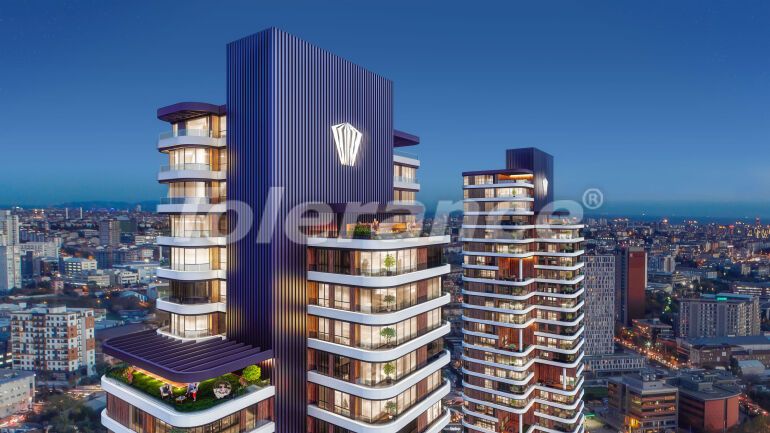 Квартира от застройщика в Багджылар, Стамбул с бассейном в рассрочку: купить недвижимость в Турции - 57670