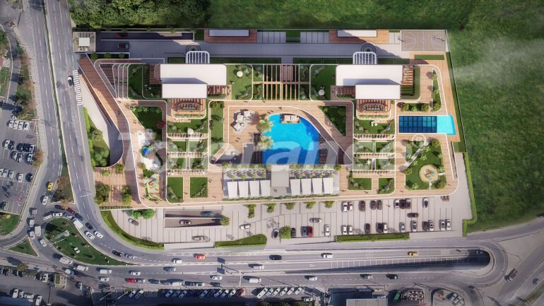 Квартира от застройщика в Багджылар, Стамбул с бассейном в рассрочку: купить недвижимость в Турции - 57678