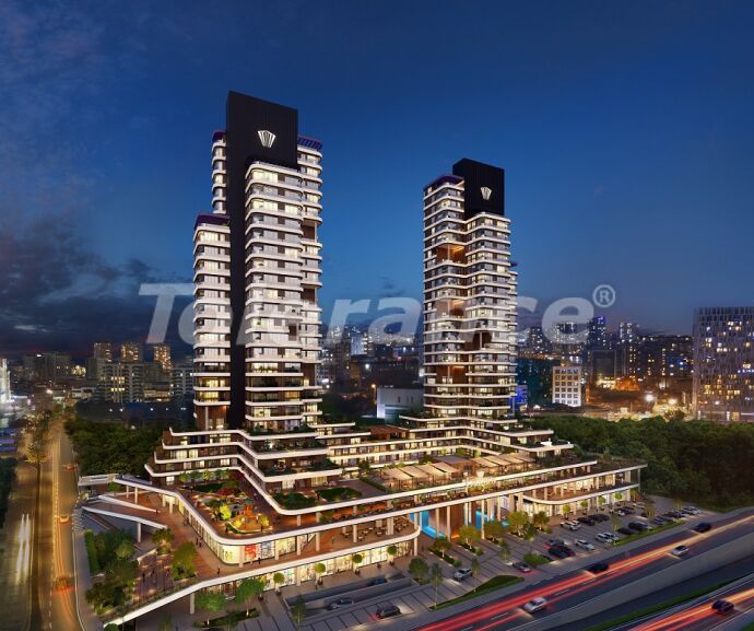 Квартира от застройщика в Багджылар, Стамбул с бассейном в рассрочку: купить недвижимость в Турции - 57691