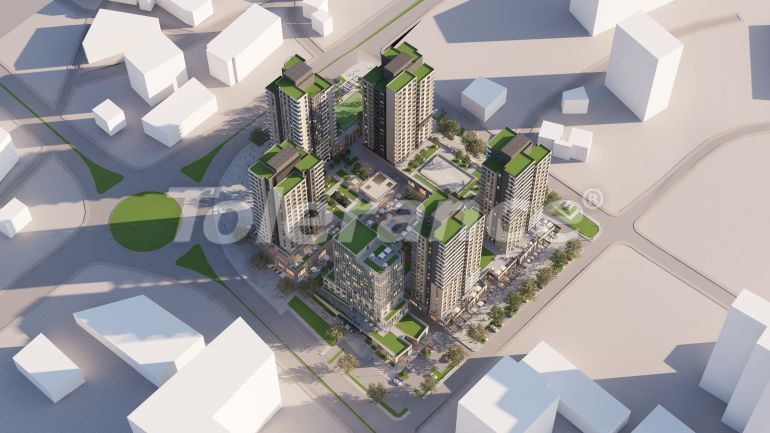 Квартира от застройщика в Багджылар, Стамбул с бассейном в рассрочку: купить недвижимость в Турции - 66423