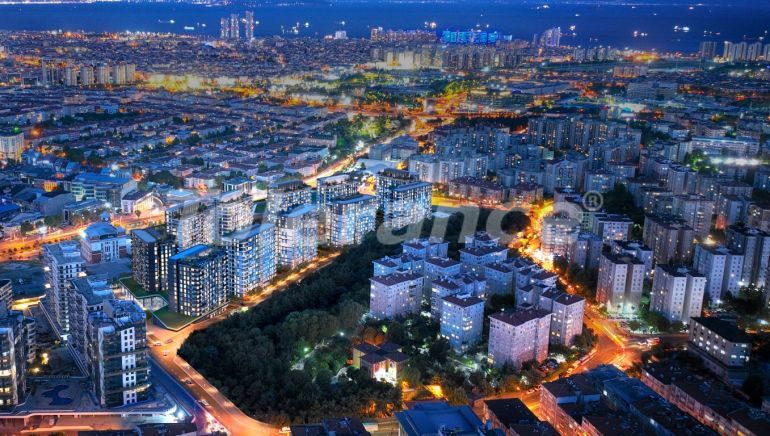 Квартира от застройщика в Бахчелиэвлер, Стамбул с бассейном в рассрочку: купить недвижимость в Турции - 133423