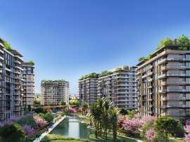 Квартира от застройщика в Бахчелиэвлер, Стамбул с бассейном в рассрочку: купить недвижимость в Турции - 133429