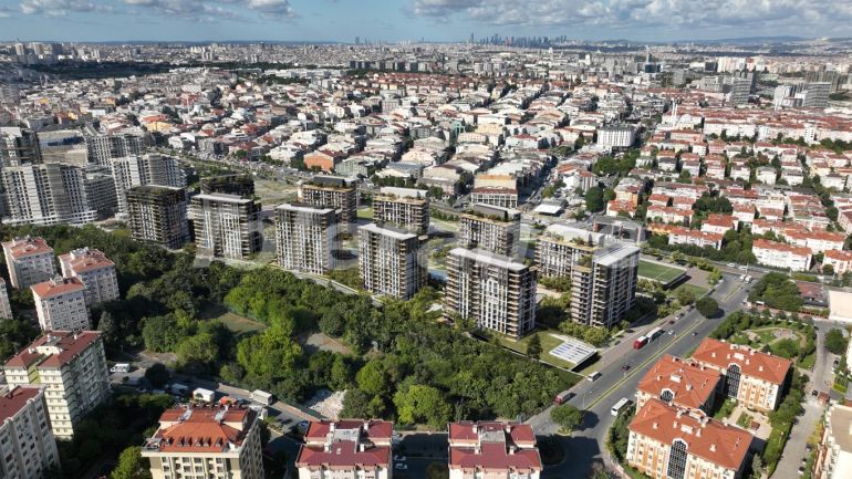 Квартира от застройщика в Бахчелиэвлер, Стамбул с бассейном в рассрочку: купить недвижимость в Турции - 133430