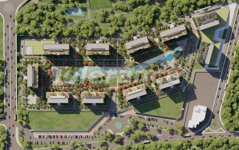 Квартира от застройщика в Бахчелиэвлер, Стамбул с бассейном в рассрочку: купить недвижимость в Турции - 133432