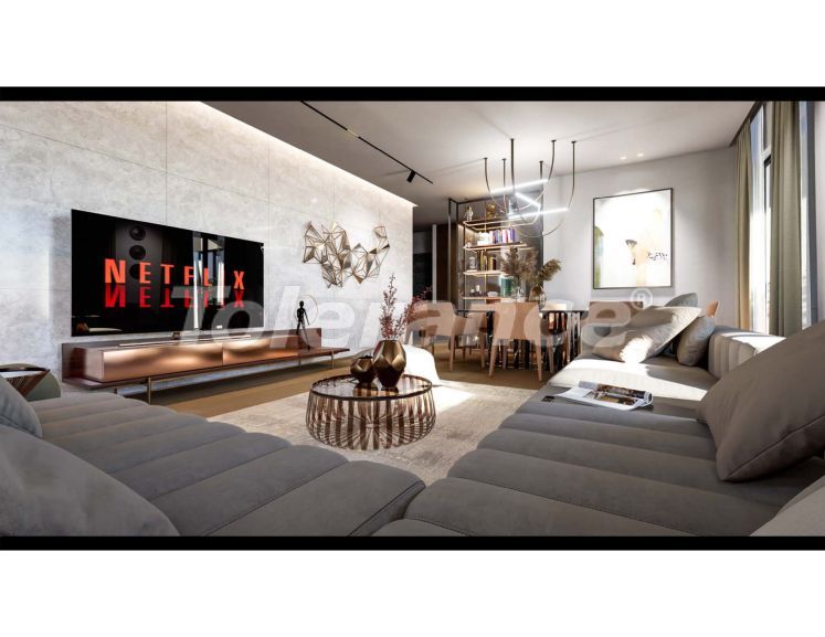 Квартира от застройщика в Бахчелиэвлер, Стамбул с бассейном в рассрочку: купить недвижимость в Турции - 133443