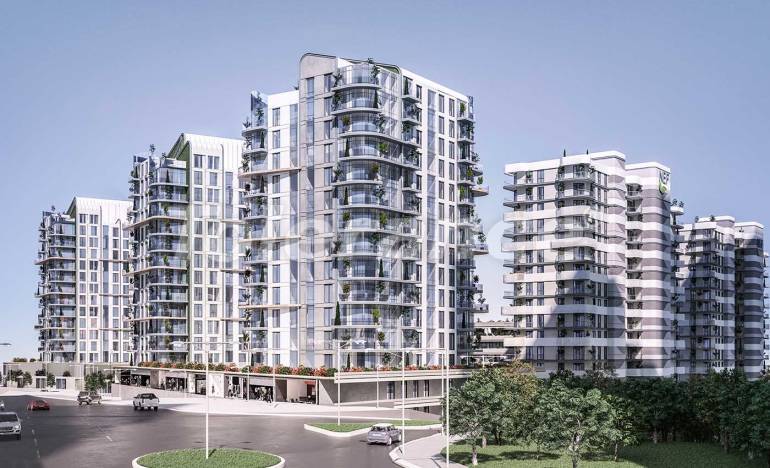 Квартира от застройщика в Бахчелиэвлер, Стамбул с бассейном: купить недвижимость в Турции - 25456