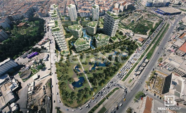 Квартира от застройщика в Бахчелиэвлер, Стамбул с бассейном: купить недвижимость в Турции - 25457