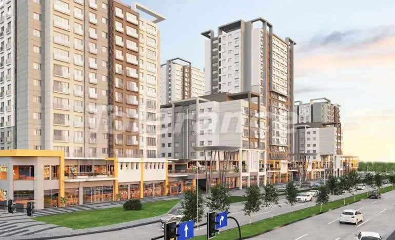 Квартира в Бахчешехир, Стамбул с бассейном в рассрочку: купить недвижимость в Турции - 25981