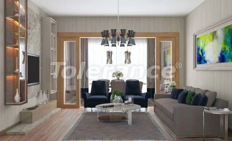 Квартира в Бахчешехир, Стамбул с бассейном в рассрочку: купить недвижимость в Турции - 25984