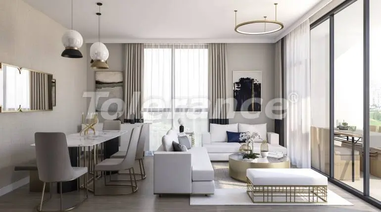 Квартира от застройщика в Бахчешехир, Стамбул с бассейном - 36294 Квартира от застройщика в Бахчешехир, Стамбул с бассейном: купить недвижимость в Турции - 36294