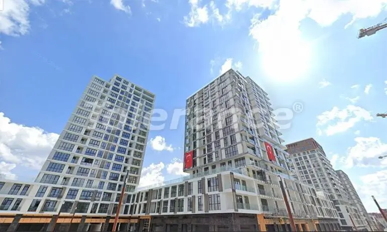 Квартира от застройщика в Бахчешехир, Стамбул с бассейном - 37062 Квартира от застройщика в Бахчешехир, Стамбул с бассейном: купить недвижимость в Турции - 37062
