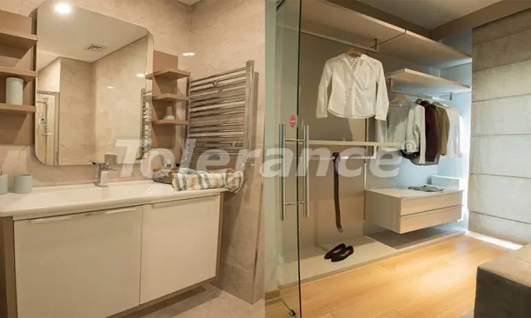 Квартира в Бахчешехир, Стамбул с бассейном в рассрочку: купить недвижимость в Турции - 37240