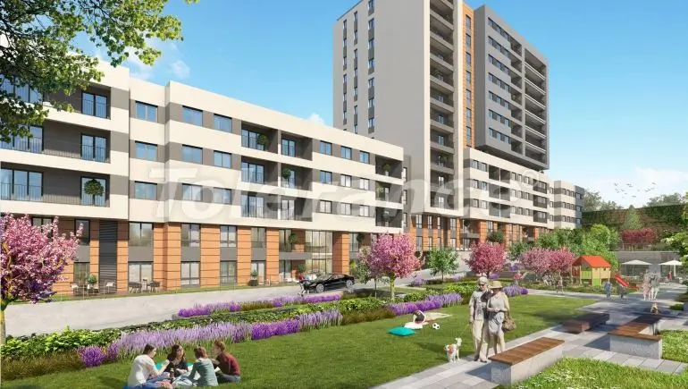 Квартира от застройщика в Бахчешехир, Стамбул с бассейном в рассрочку: купить недвижимость в Турции - 39088