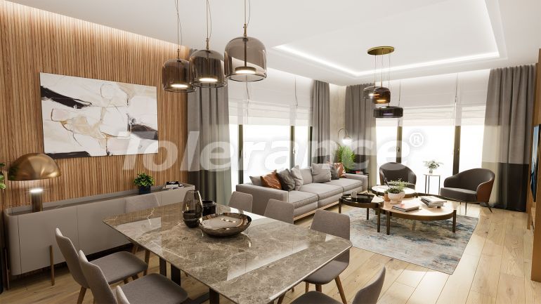 Квартира от застройщика в Бахчешехир, Стамбул с бассейном в рассрочку: купить недвижимость в Турции - 96286