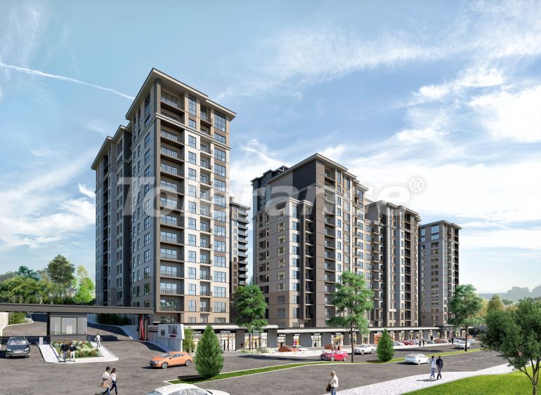 Квартира от застройщика в Бахчешехир, Стамбул с бассейном в рассрочку: купить недвижимость в Турции - 96287