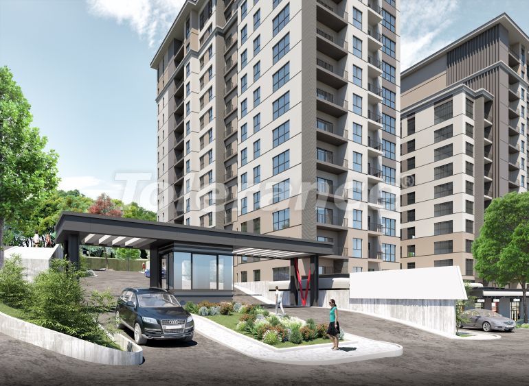 Квартира от застройщика в Бахчешехир, Стамбул с бассейном в рассрочку: купить недвижимость в Турции - 96293