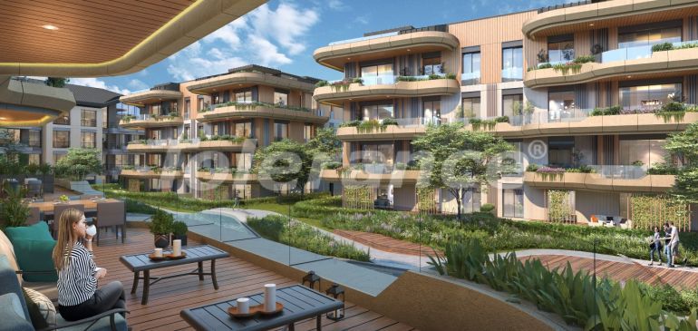 Квартира от застройщика в Бакыркёй, Стамбул с бассейном в рассрочку: купить недвижимость в Турции - 131389