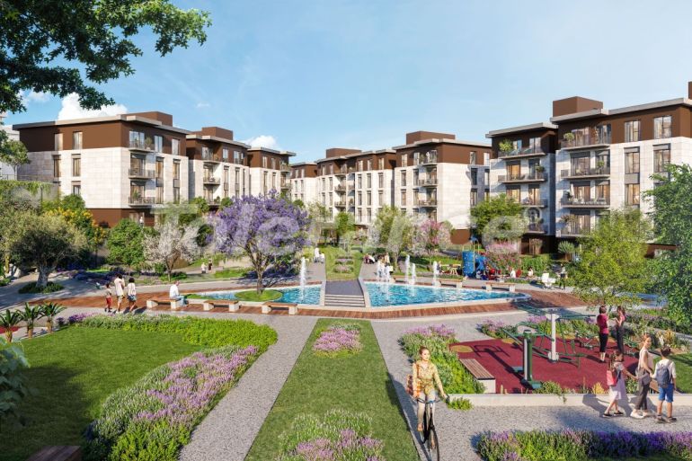 Квартира от застройщика в Башакшехир, Стамбул с бассейном в рассрочку: купить недвижимость в Турции - 133028