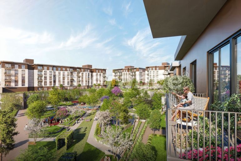 Квартира от застройщика в Башакшехир, Стамбул с бассейном в рассрочку: купить недвижимость в Турции - 133038