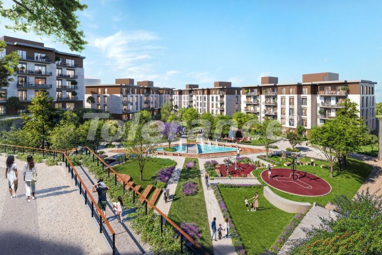 Квартира от застройщика в Башакшехир, Стамбул с бассейном в рассрочку: купить недвижимость в Турции - 133039