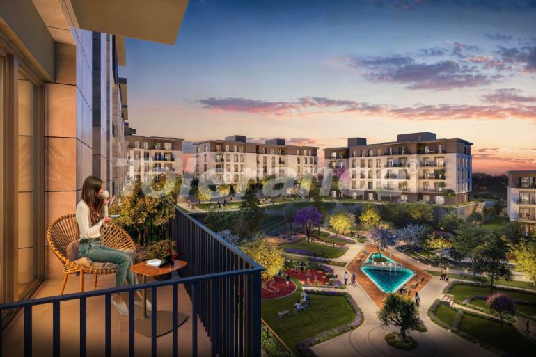 Квартира от застройщика в Башакшехир, Стамбул с бассейном в рассрочку: купить недвижимость в Турции - 133043