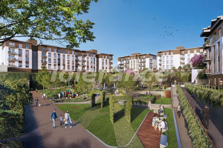 Квартира от застройщика в Башакшехир, Стамбул с бассейном в рассрочку: купить недвижимость в Турции - 133045