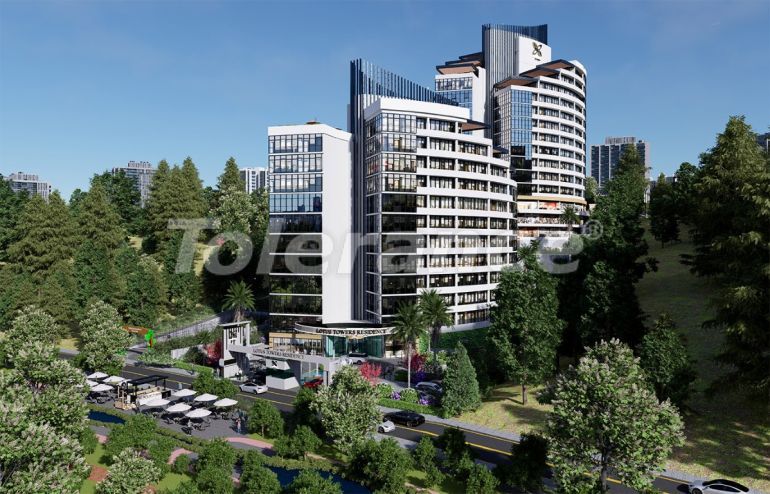 Квартира от застройщика в Башакшехир, Стамбул с бассейном в рассрочку: купить недвижимость в Турции - 133109