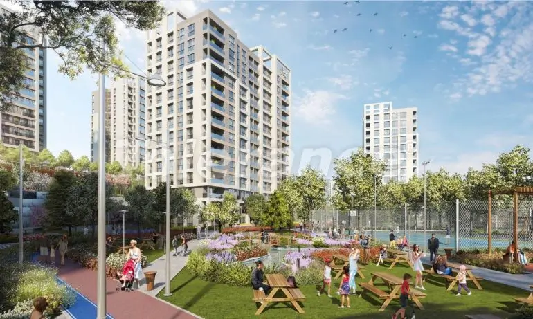 Квартира в Башакшехир, Стамбул с бассейном в рассрочку - 20597 Квартира в Башакшехир, Стамбул с бассейном в рассрочку: купить недвижимость в Турции - 20597