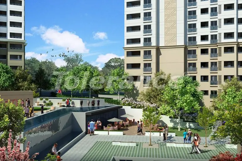 Квартира от застройщика в Башакшехир, Стамбул с бассейном в рассрочку: купить недвижимость в Турции - 21494