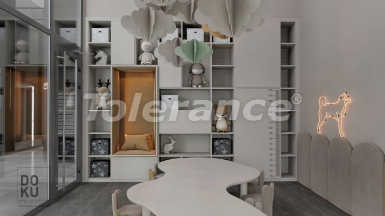 Квартира от застройщика в Байраклы, Измир вид на море с бассейном: купить недвижимость в Турции - 109683