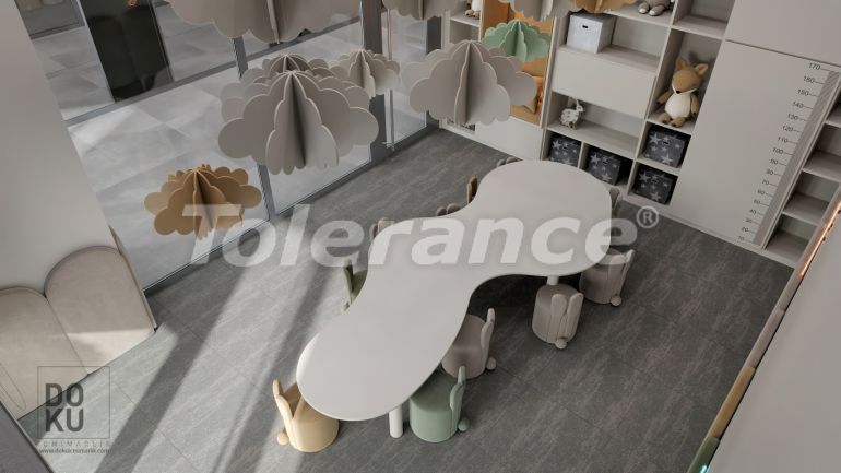 Квартира от застройщика в Байраклы, Измир вид на море с бассейном: купить недвижимость в Турции - 109685