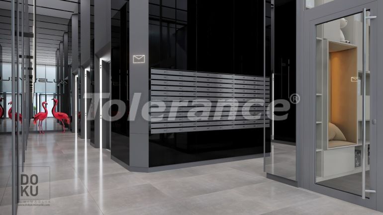 Квартира от застройщика в Байраклы, Измир вид на море с бассейном: купить недвижимость в Турции - 109690