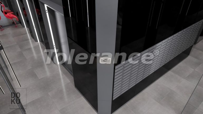 Квартира от застройщика в Байраклы, Измир вид на море с бассейном: купить недвижимость в Турции - 109691