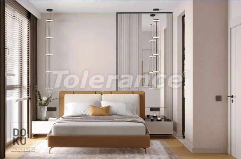 Квартира от застройщика в Байраклы, Измир вид на море с бассейном: купить недвижимость в Турции - 109696