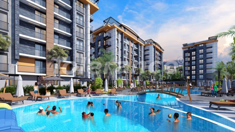 Квартира от застройщика в Белеке с бассейном в рассрочку: купить недвижимость в Турции - 62874