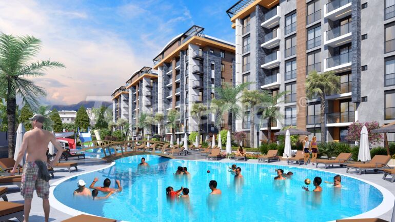 Квартира от застройщика в Белеке с бассейном в рассрочку: купить недвижимость в Турции - 62875