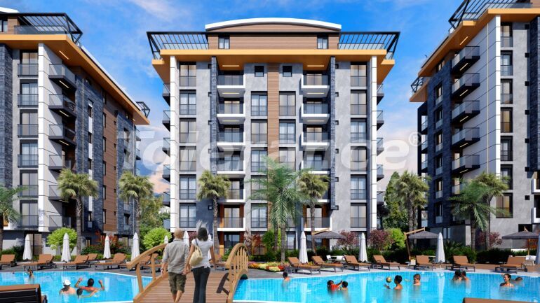 Квартира от застройщика в Белеке с бассейном в рассрочку: купить недвижимость в Турции - 62879