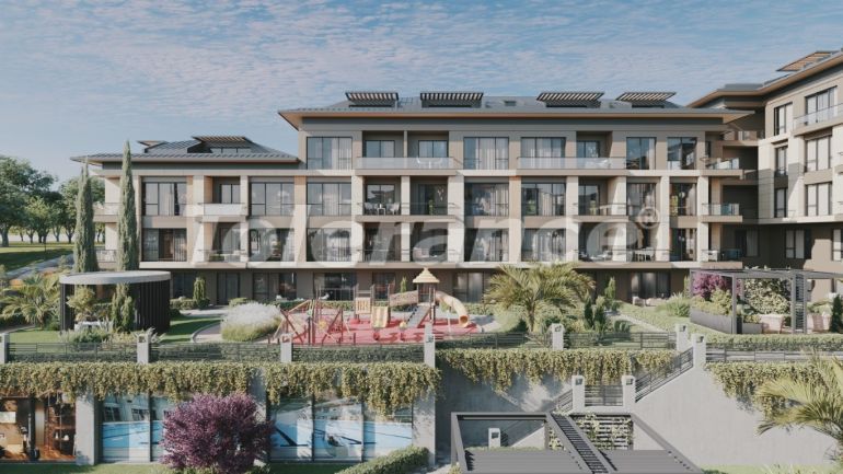 Квартира от застройщика в Бейликдюзю, Стамбул вид на море с бассейном: купить недвижимость в Турции - 100824