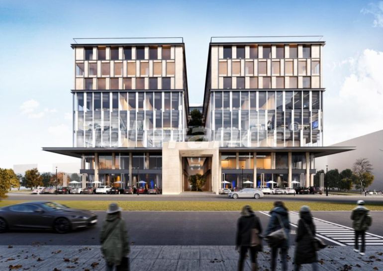 Квартира от застройщика в Бейликдюзю, Стамбул вид на море с бассейном: купить недвижимость в Турции - 130528