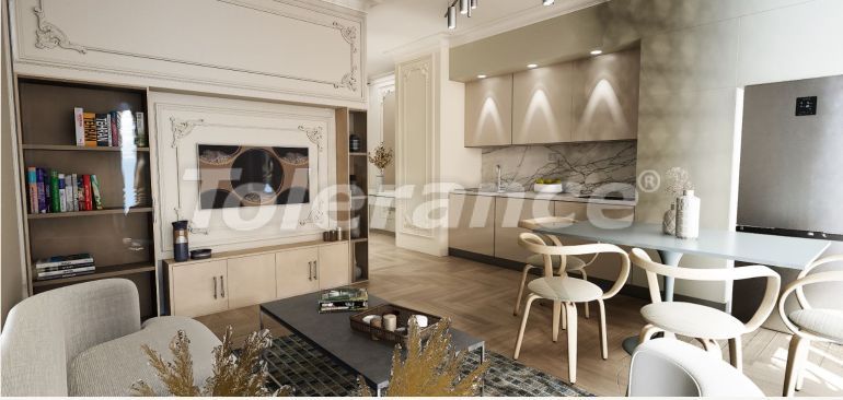 Квартира от застройщика в Бейликдюзю, Стамбул вид на море с бассейном: купить недвижимость в Турции - 130543