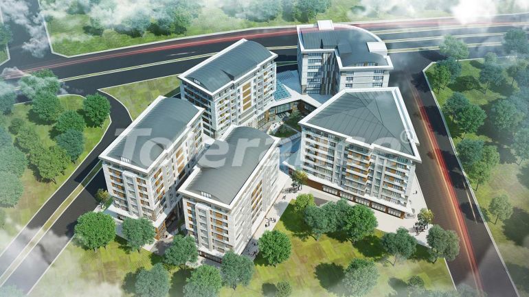 Квартира от застройщика в Бейликдюзю, Стамбул вид на море с бассейном: купить недвижимость в Турции - 130810