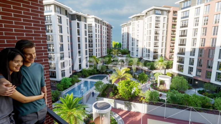 Квартира от застройщика в Бейликдюзю, Стамбул с бассейном в рассрочку: купить недвижимость в Турции - 131558