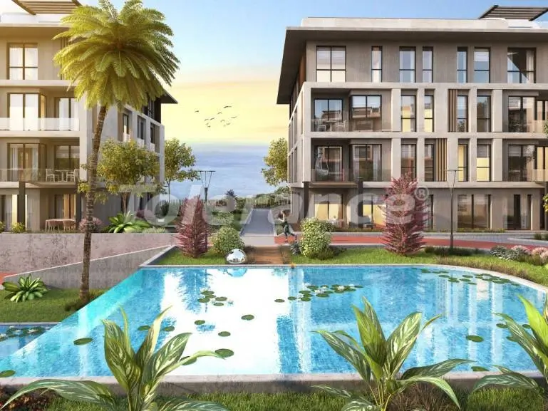 Квартира в Бейликдюзю, Стамбул вид на море с бассейном в рассрочку: купить недвижимость в Турции - 19084