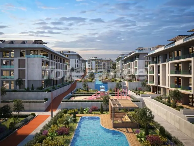 Квартира в Бейликдюзю, Стамбул вид на море с бассейном в рассрочку: купить недвижимость в Турции - 19088
